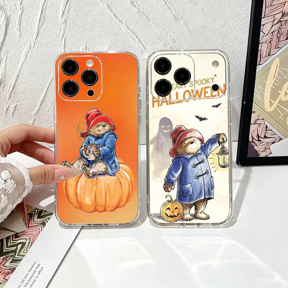 Phone Cases London - ロンドン- P-PaddingtonS ベアフォンケース iPhone17、16、15、14、13、12、Pro Max、16 Plus用