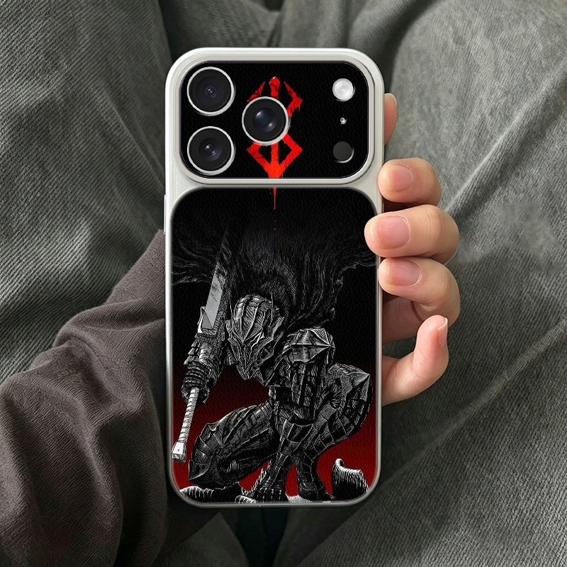 Phone Cases Jujutsu Kaisen - アニメ「ベルセルク」のガッツをモチーフにしたiPhone 18、17 Pro Max、16e、16 Pro Max、15