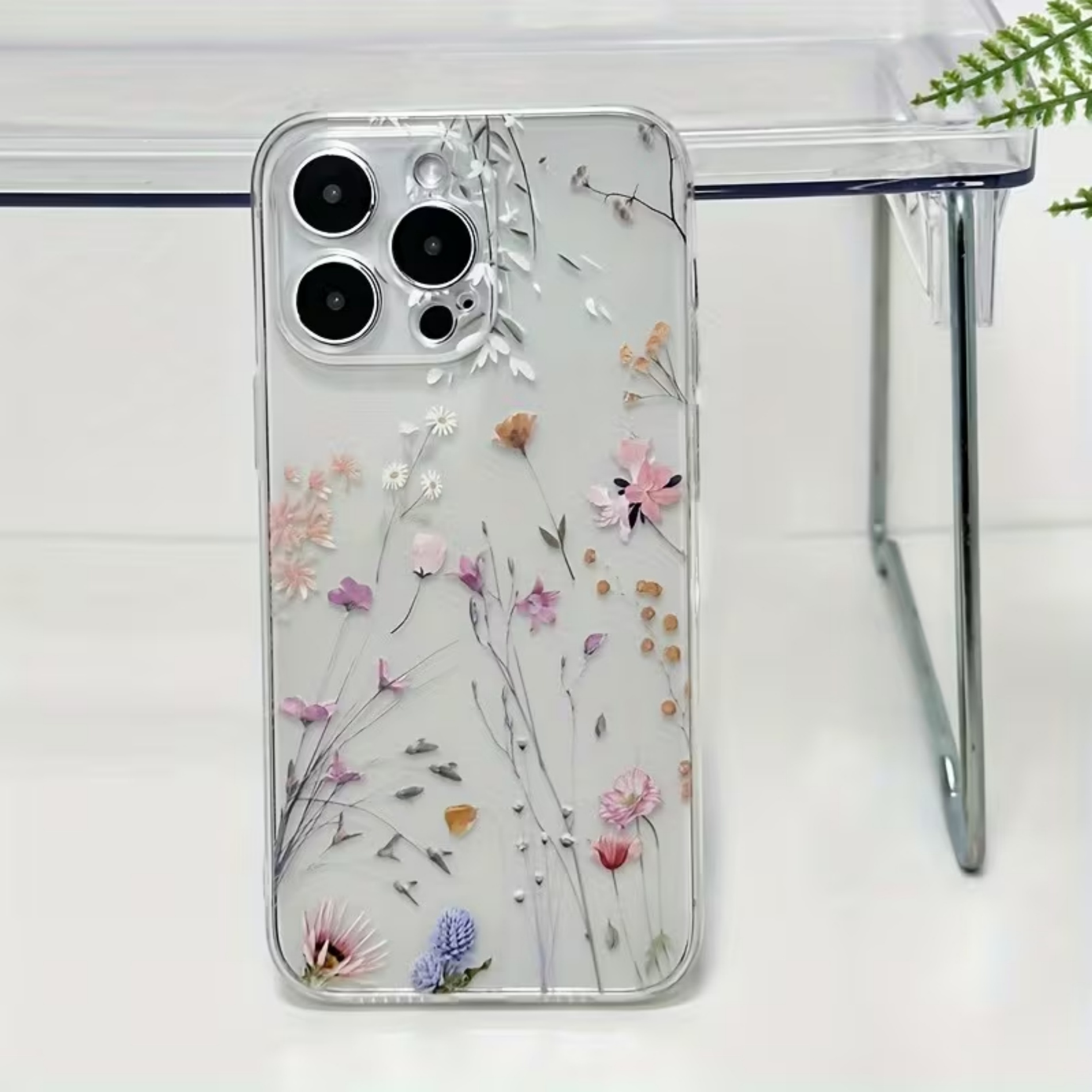 Phone Cases Iphone 13 - iPhone 18、17、16、15、14、13、12、11 Pro、Xs Max、8、7 Plus、Mini、16e、Air、X、Insに対応した、透明なスマートフォンケース。美しい花柄プリントが施された、柔らかいTPU素材のカバー。