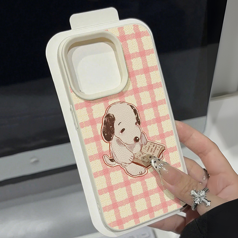 かわいいヴィンテージブック犬ライチ柄スマホケース Samsu - Phone Cases Galaxy A16 5G のレビューと価格