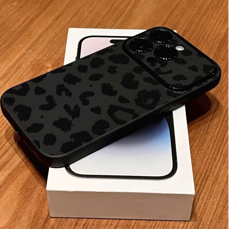 ファッションブラックレオパードプリントのiPhoneケース  - Phone Cases Xr Iphone のレビューと価格