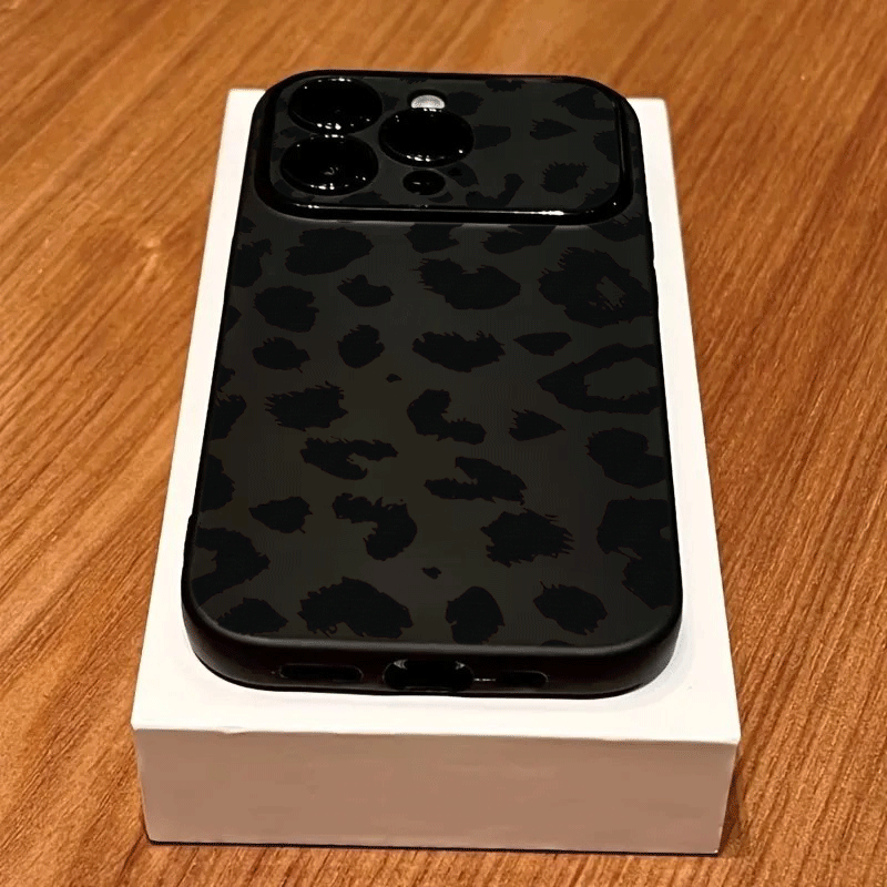 ファッションブラックレオパードプリントのiPhoneケース  - Phone Cases Xr Iphone のレビューと価格