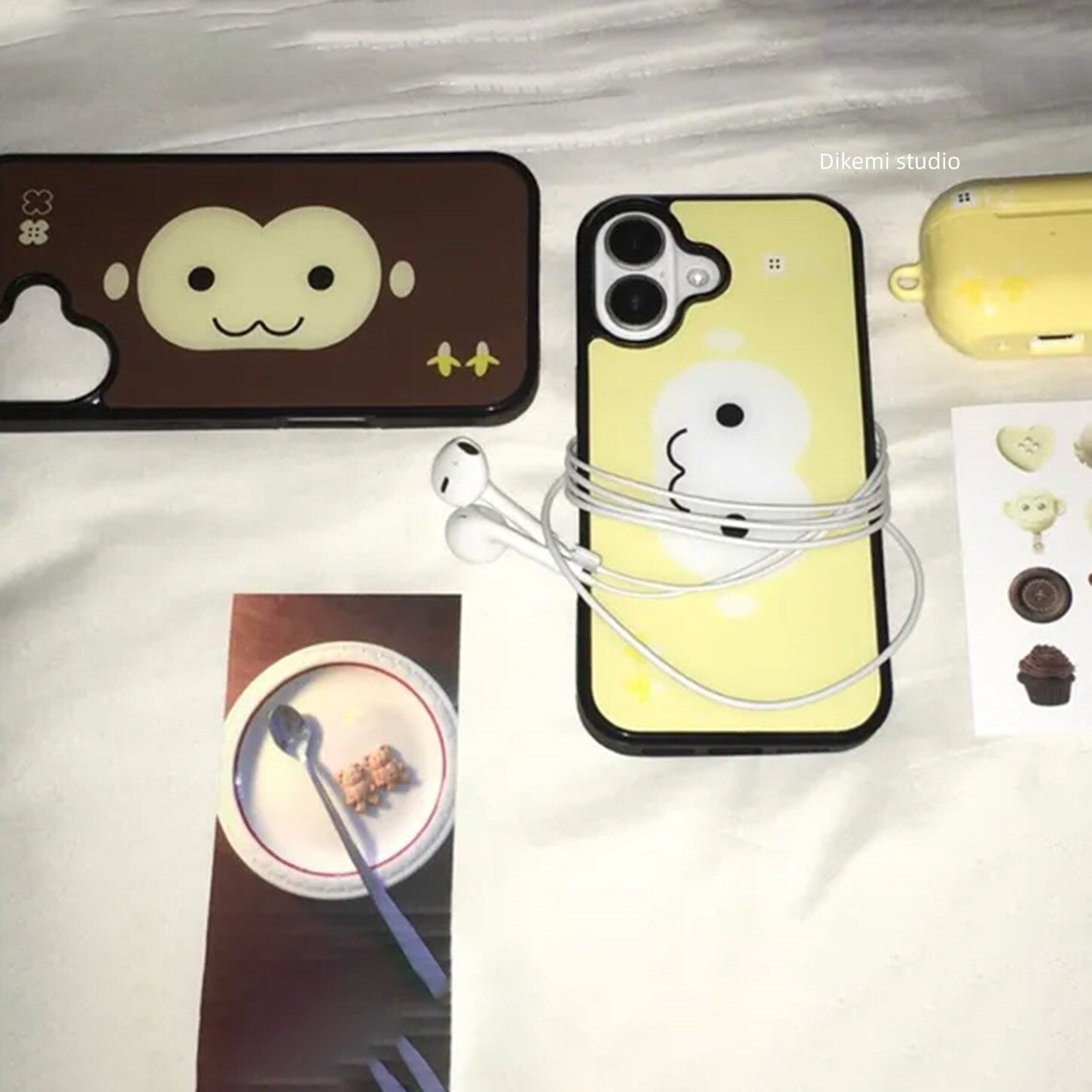 ビッグヘッドモンキー・ブラウン・コリア・INS・Y2Kデザイ - Phone Cases Xr Iphone のレビューと価格