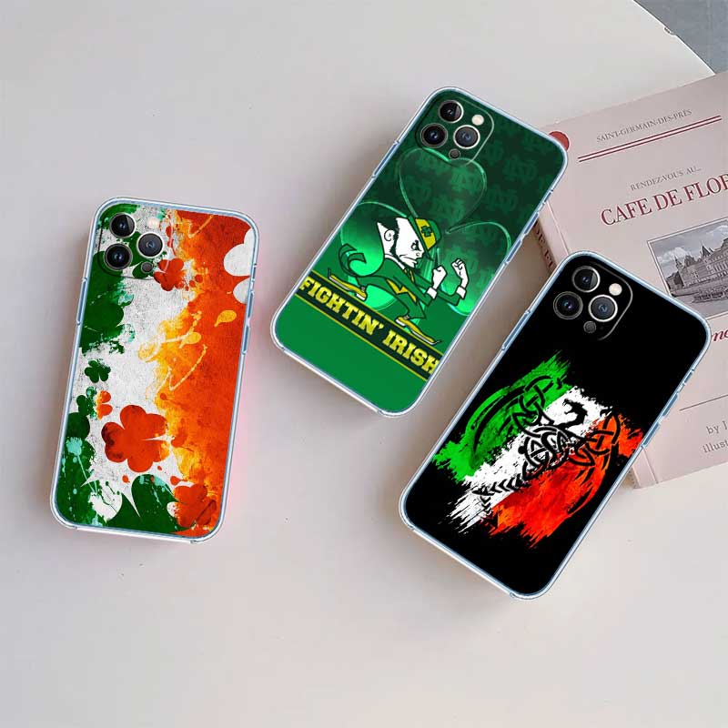 HY13 アイルランド国旗デザインのスマートフォンケース。M - Phone Cases Ireland のレビューと価格